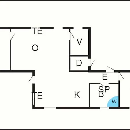Сasa de vacaciones 6 Person In Hadsund-by Traum